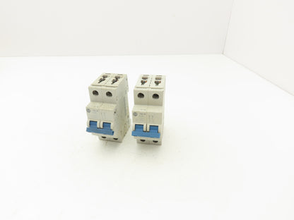Allen Bradley 1492-SPM2D060 Circuit Breaker 6A 2 Pole 480 VAC Ser D Lot of 2