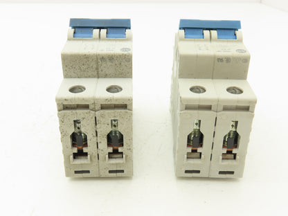 Allen Bradley 1492-SPM2D060 Circuit Breaker 6A 2 Pole 480 VAC Ser D Lot of 2