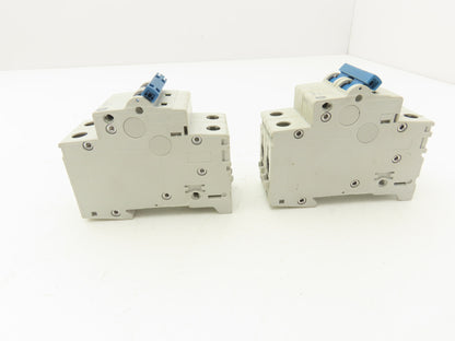 Allen Bradley 1492-SPM2D060 Circuit Breaker 6A 2 Pole 480 VAC Ser D Lot of 2