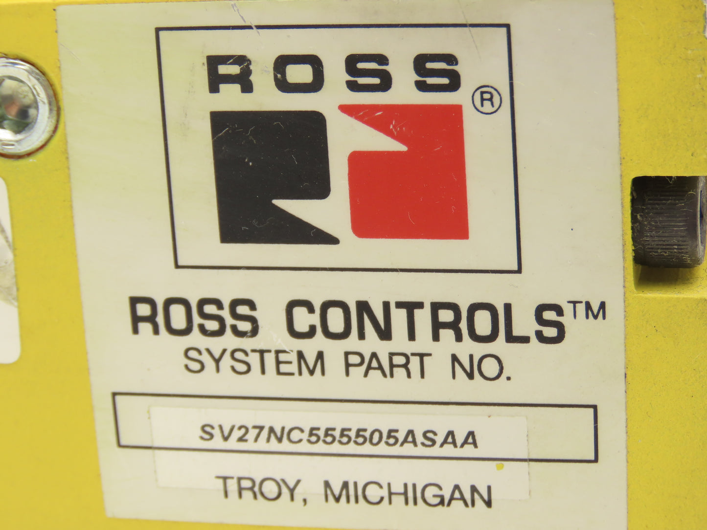 Ross SV27NC555505ASAA Pilot Operated Check Valves Position Sensing 3/4"NPT