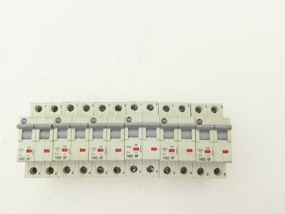 Allen Bradley 1492-SP2D040 Mini Circuit Breaker 4A 2-Pole 480V Ser C Lot of 6