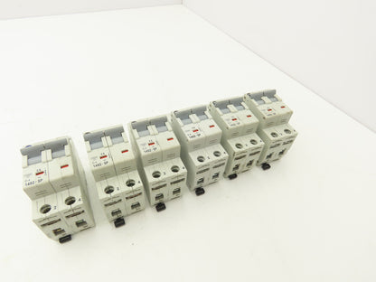 Allen Bradley 1492-SP2D040 Mini Circuit Breaker 4A 2-Pole 480V Ser C Lot of 6