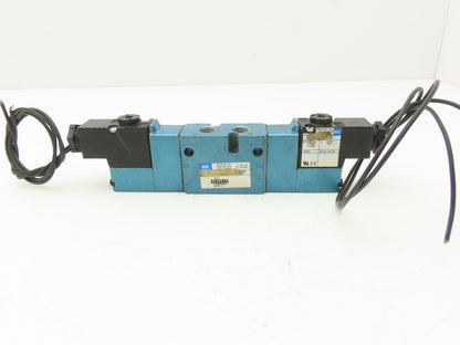 MAC 821C-PP-111CA-152 Pneumatic Double Solenoid 4/3 Spool Valve 120V 1/4" NPT