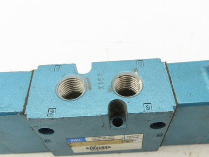 MAC 821C-PP-111CA-152 Pneumatic Double Solenoid 4/3 Spool Valve 120V 1/4" NPT
