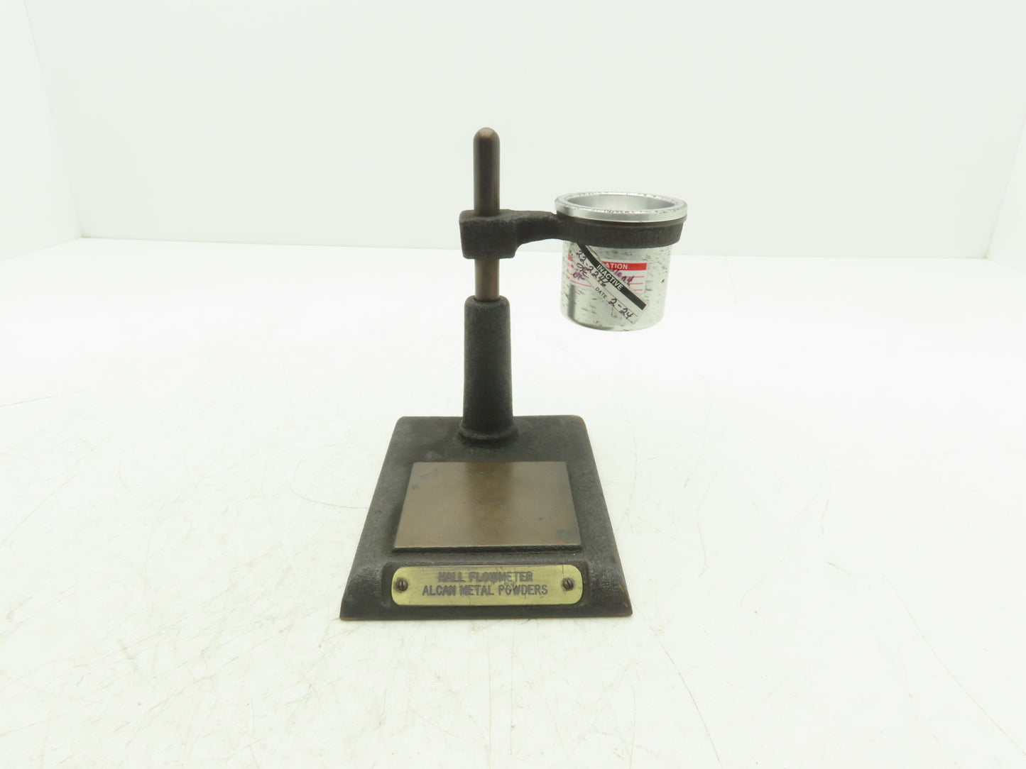 Alcan Metal Powders Hall Flow Meter Metal Powder Density Tester 2.5mm Funnel
