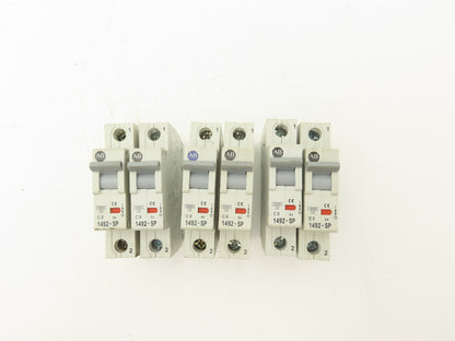 Allen Bradley 1492SP1C080 1492-SP1C080 Circuit Breaker 8A 1 Pole Lot of 6