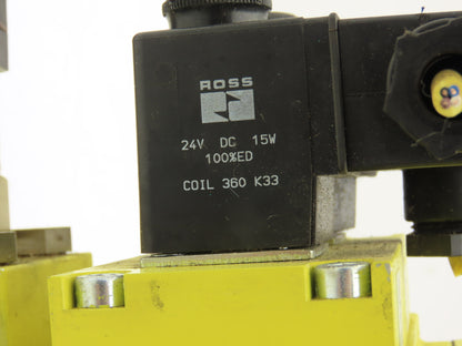 Ross Controls DM2CDA54A21 DM2 Series Double Valve 2-8 Bar 3/4" NPT 24VCD