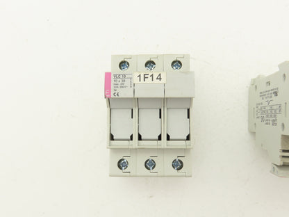 Eti VLC VLC10 Fuse Holder 32A 690V 3-Pole 10x38 Class CC Lot of 6