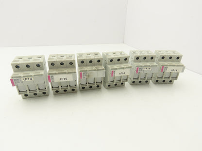 Eti VLC VLC10 Fuse Holder 32A 690V 3-Pole 10x38 Class CC Lot of 6