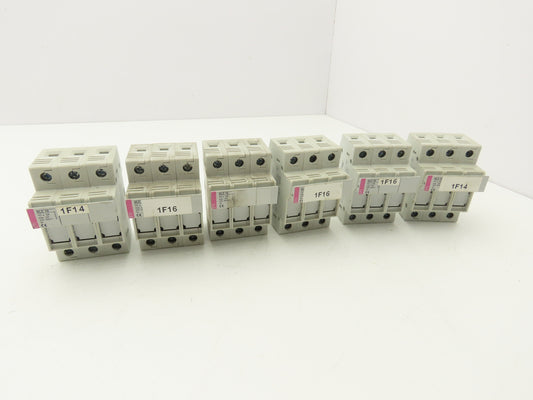 Eti VLC VLC10 Fuse Holder 32A 690V 3-Pole 10x38 Class CC Lot of 6