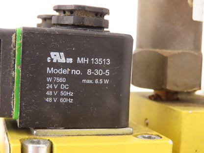Ross Controls DM2CNA42A21 DM2 Series Double Valve 2-8 Bar 1/2" NPT 24/48VCD