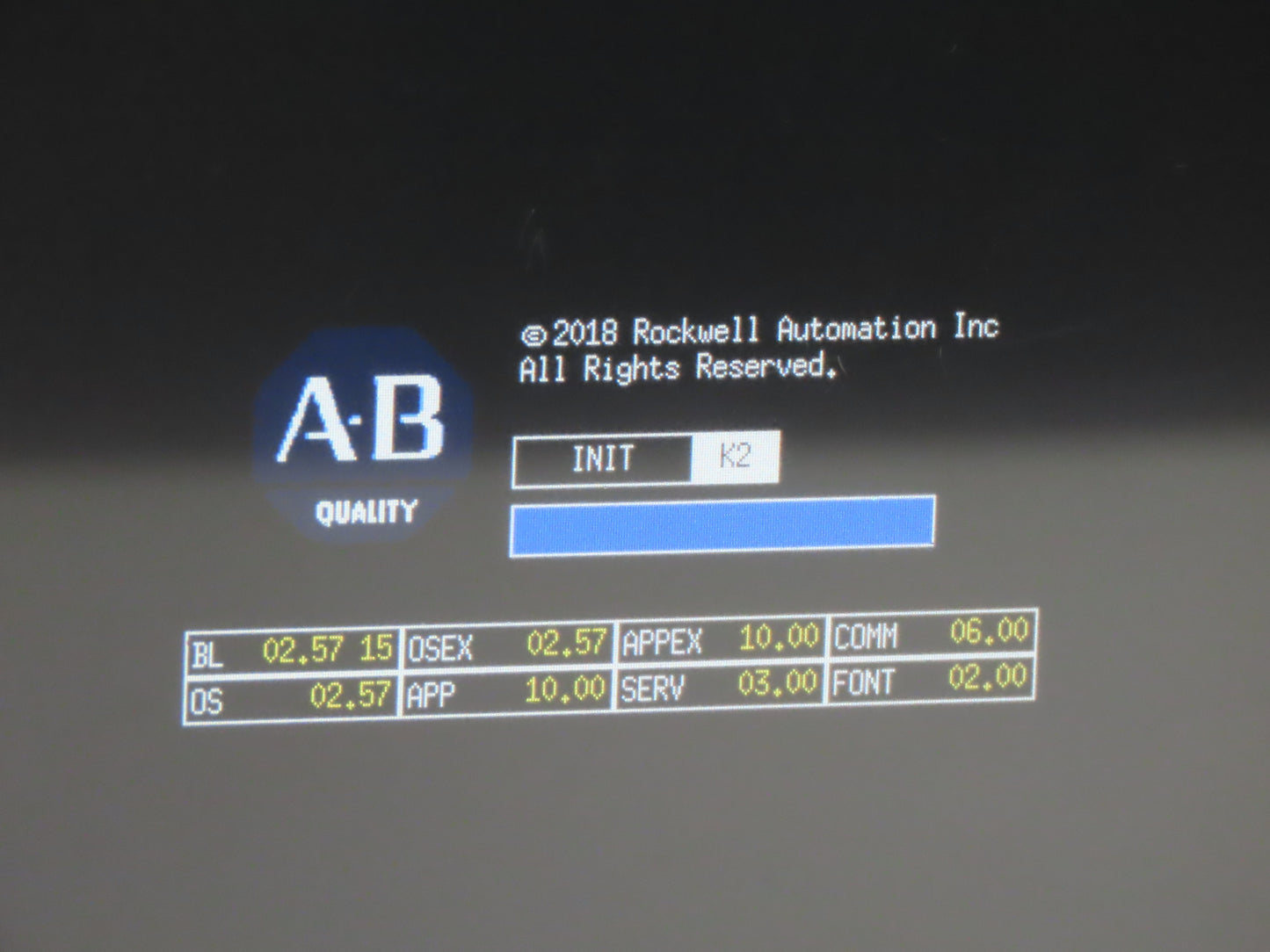 Allen Bradley 2711P-B7C4D8 HMI PanelView Plus 700 Operator Interface 24VDC Ser A
