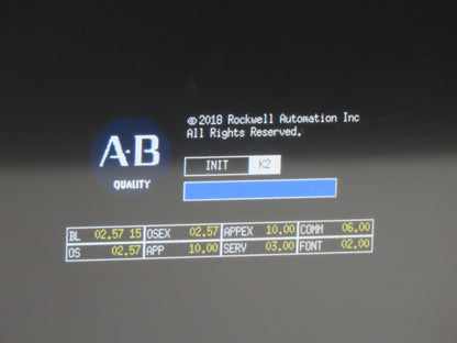 Allen Bradley 2711P-B7C4D8 HMI PanelView Plus 700 Operator Interface 24VDC Ser A