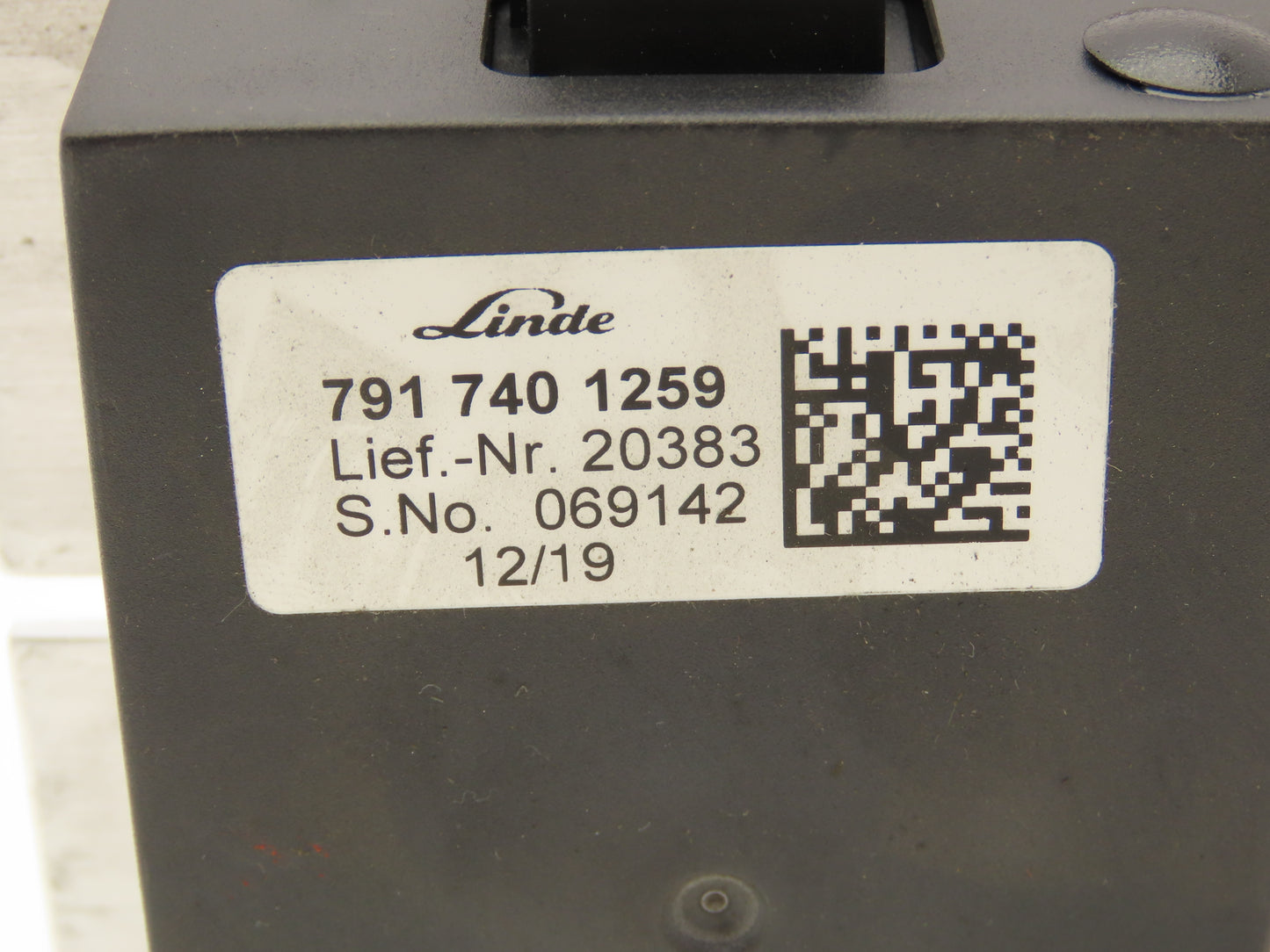 Linde 791 740 1259 Forklift Voltage Transformer Removed From E20C