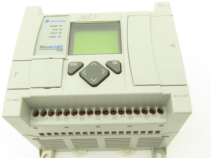 Allen Bradley 1763-L16DWD PLC MicroLogix 1100 16 Point Controller Ser B FW 14