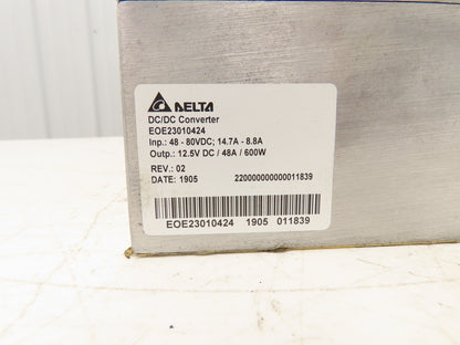 Delta EOE23010424 Forklift DC/DC Converter 48-80V In 12.5V Out Off Linde E20C