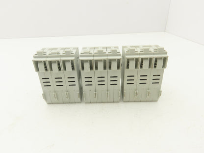 Allen Bradley 1492-FB3C30-L Fuse Holder 30 Amp 3 Pole 600V Indicator Lot of 3