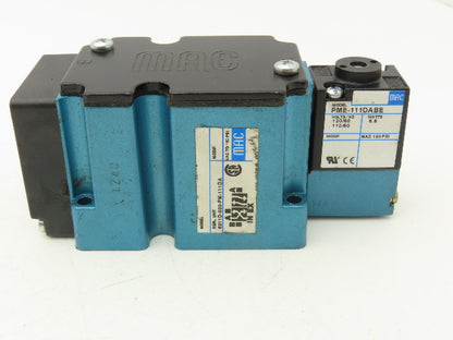 Mac 6311D-000-PM-111DA 6300 Series Pneumatic Solenoid Valve 120VAC 6.8W 150 PSI