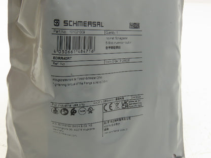Schmersal EDRR40RT E-Stop Pushbutton Kit Mushroom Head 101021009 5mm Stroke