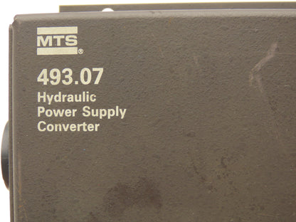 MTS Systems Corp. 493.07 Hydraulic Power Supply Converter 24VDC HPS Control