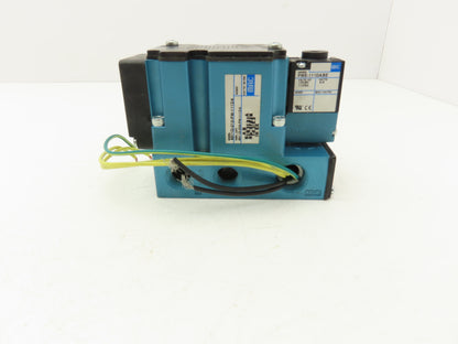 MAC 6311D-212-PM-111DA Pneumatic Solenoid Valve 120VAC 3/8"NPT W/Manifold 150PSI
