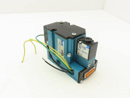 MAC 6311D-212-PM-111DA Pneumatic Solenoid Valve 120VAC 3/8"NPT W/Manifold 150PSI
