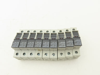 Allen Bradley 1492-FB1C30-L Fuse Holder 30A 600V 1 Pole Class CC Ser B Lot of 9