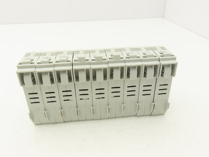 Allen Bradley 1492-FB1C30-L Fuse Holder 30A 600V 1 Pole Class CC Ser B Lot of 9