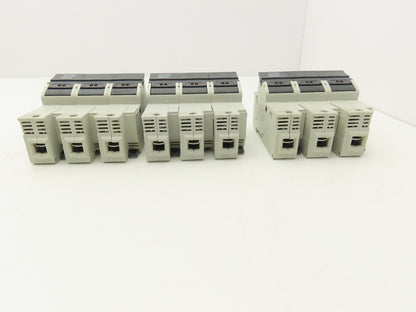 Allen Bradley 1492-FB3J30-L Fuse Holder 30A 600V 3 Pole Class J Ser B Lot of 3
