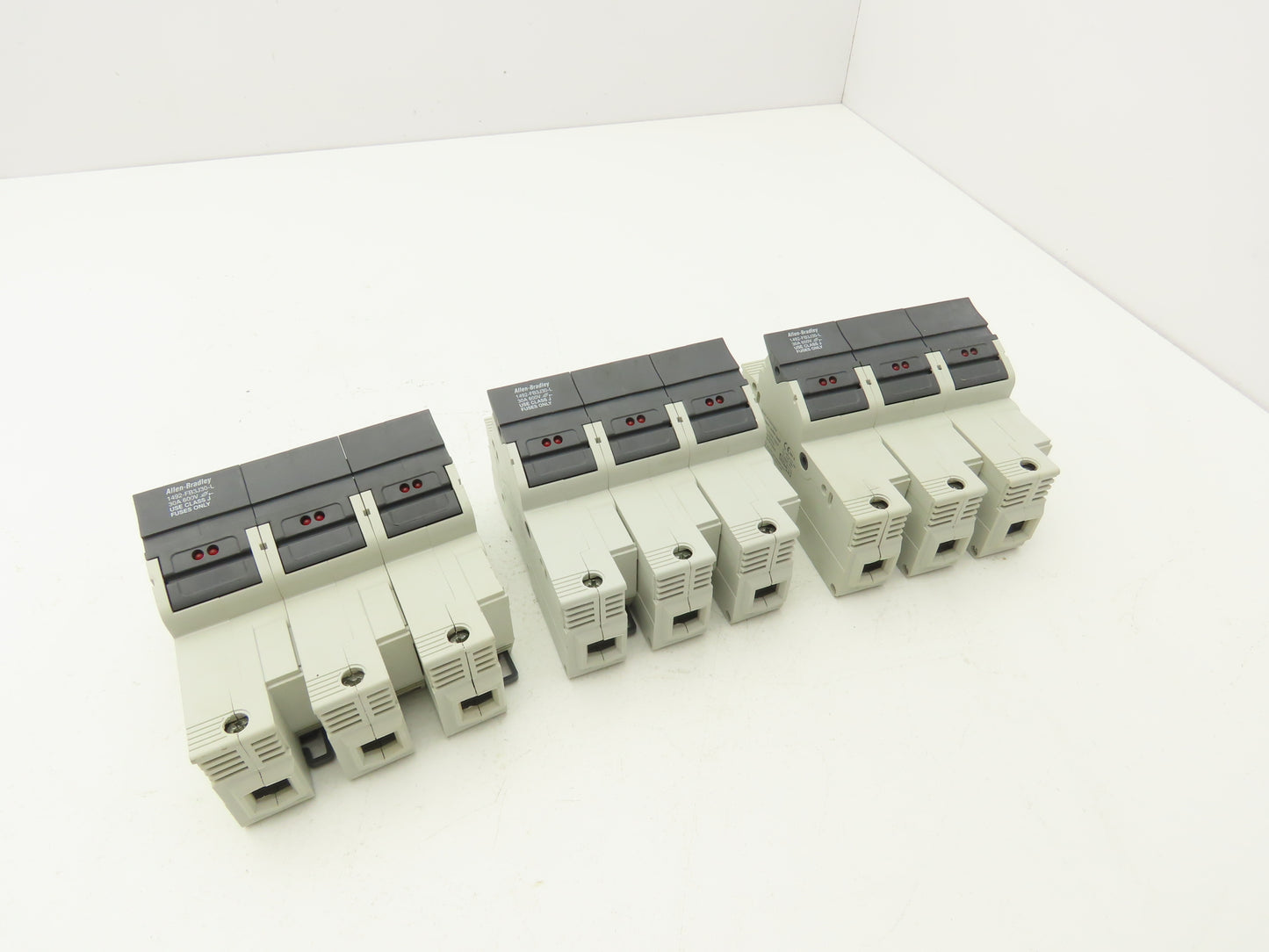 Allen Bradley 1492-FB3J30-L Fuse Holder 30A 600V 3 Pole Class J Ser B Lot of 3