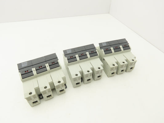 Allen Bradley 1492-FB3J30-L Fuse Holder 30A 600V 3 Pole Class J Ser B Lot of 3