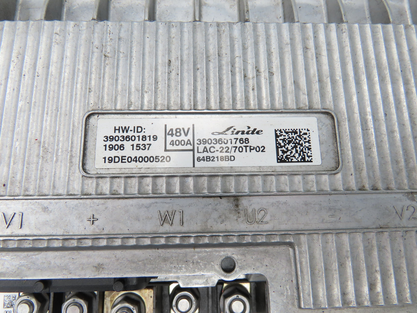 Linde 3903601819 Forklift Motor Controller Module 48VDC Removed From E20C