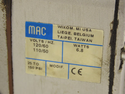 MAC 1301G-111D-1 Pneumatic Single Solenoid Valve 4/2-way 120V
