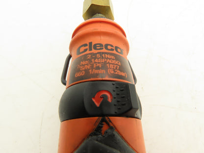 Cleco 14SPA05Q Pneumatic Inline Screwdriver Nutrunner 1/4" Quick Change 660 RPM