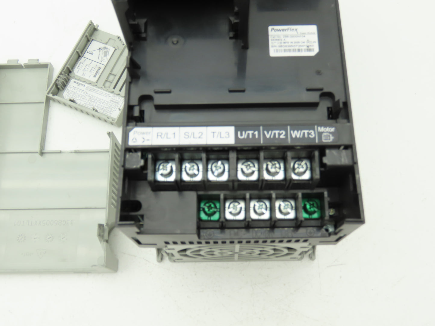 Allen Bradley 25B-D030N104 PowerFlex 525 VFD 500Hz 20Hp 460v 30A FRN 5.002 Ser A