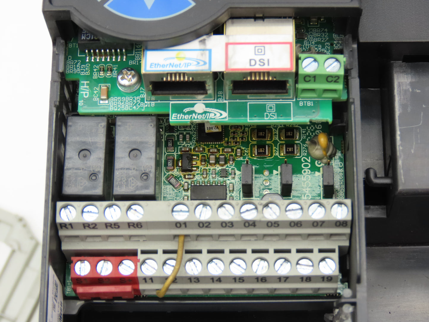 Allen Bradley 25B-D030N104 PowerFlex 525 VFD 500Hz 20Hp 460v 30A FRN 5.002 Ser A