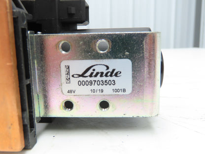 Linde 0009703503 Forklift Motor Contactor Assembly 48VDC Removed From E20C