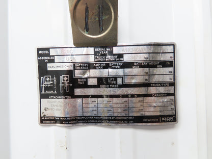 Linde 0009703503 Forklift Motor Contactor Assembly 48VDC Removed From E20C