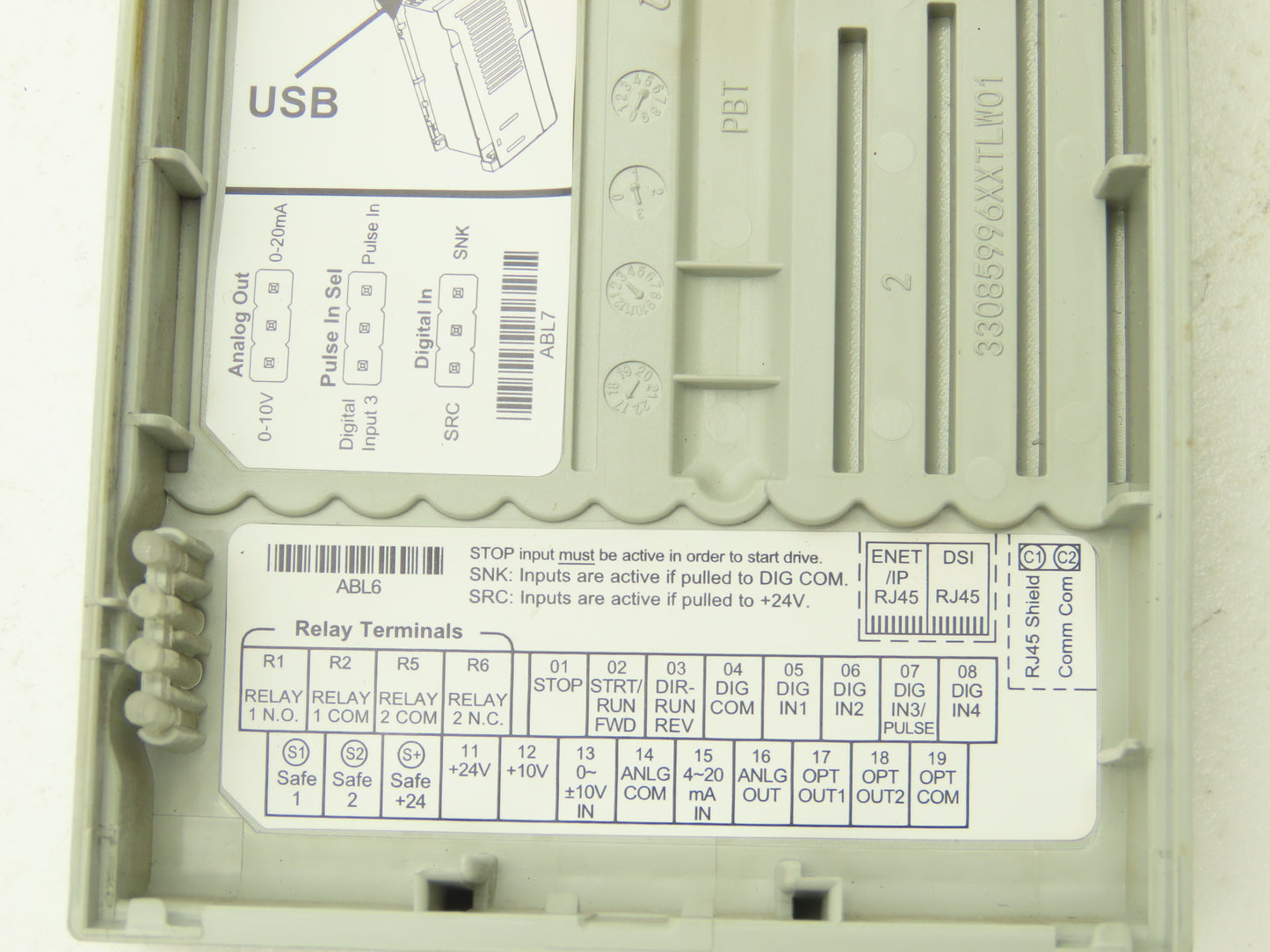 Allen Bradley 25B-D2P3N104 PowerFlex 525 VFD AC Drive 1Hp 480V 3Ph FRN 1.003