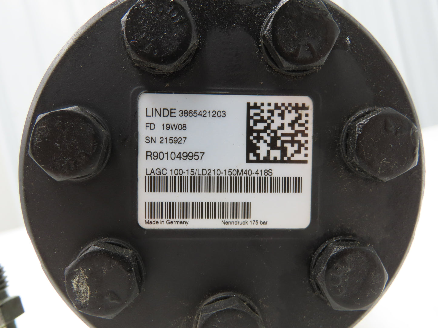 Linde 3865421203 Forklift Hydraulic Power Steering Pump Removed From E20C