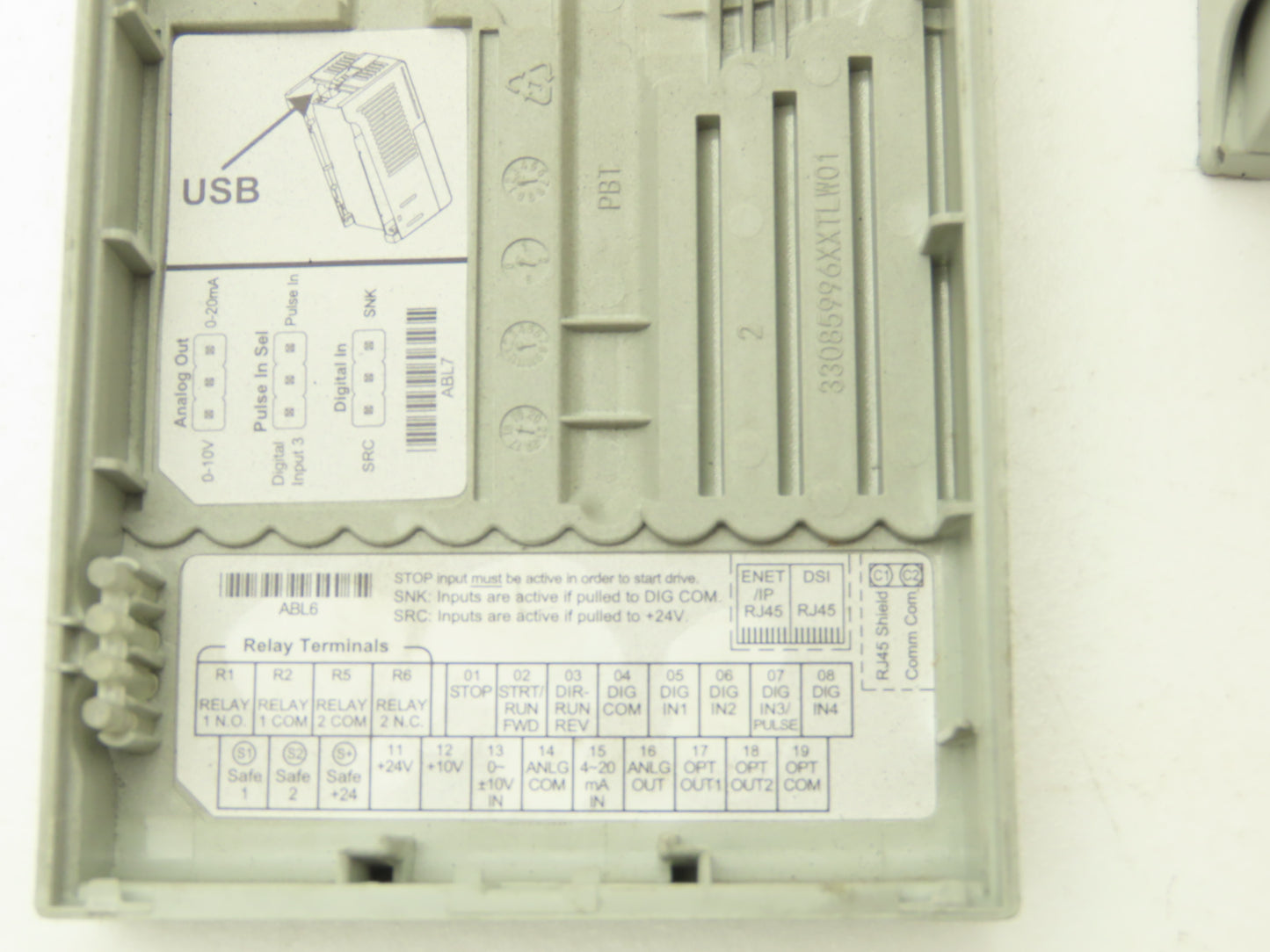 Allen Bradley 25B-D2P3N104 PowerFlex 525 VFD AC Drive 1Hp 480V 3Ph FRN 5.001