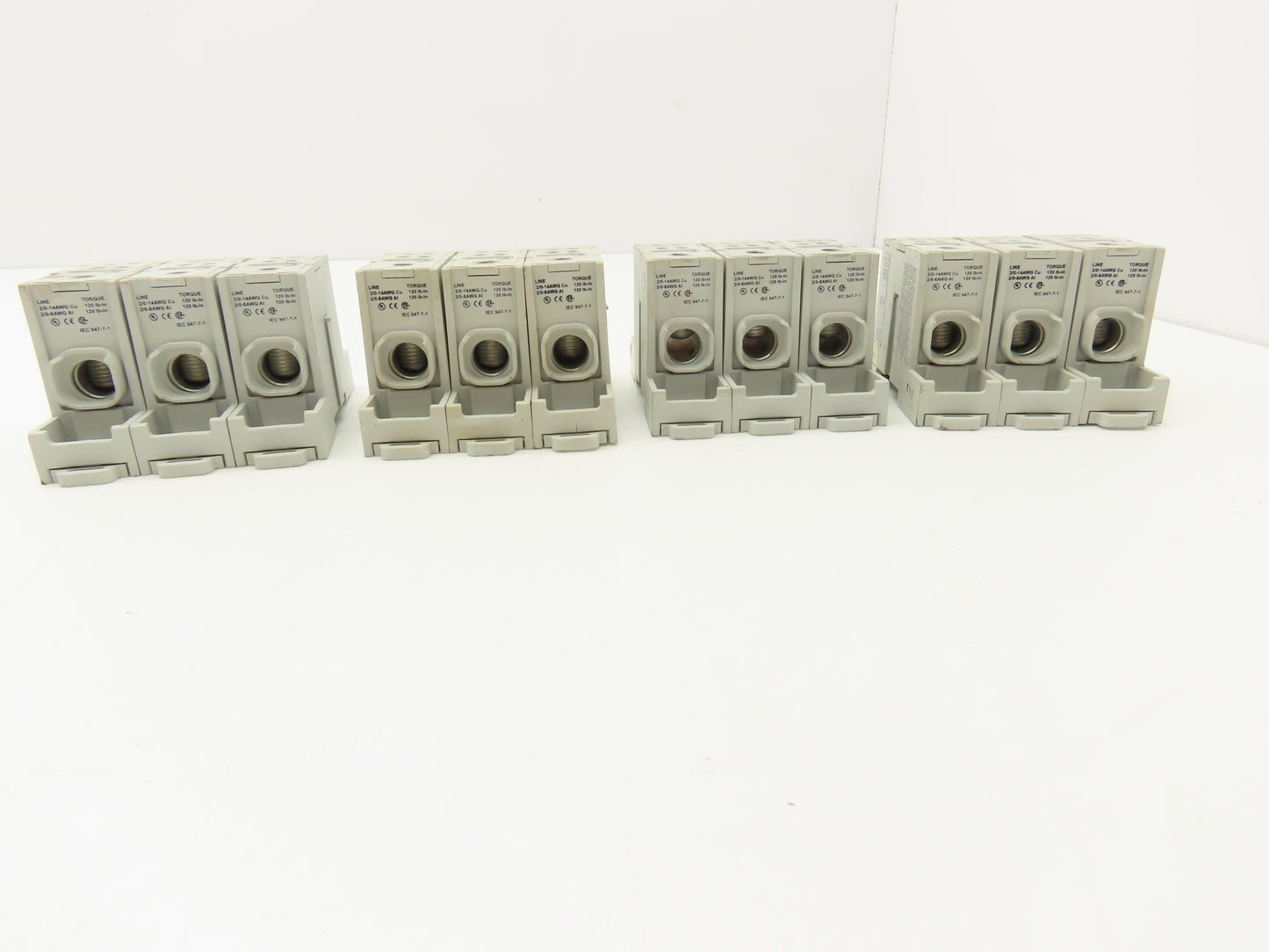 Bussman PDBFS220 Power Distribution Block 600V 175A 2-14awg Lot of 12
