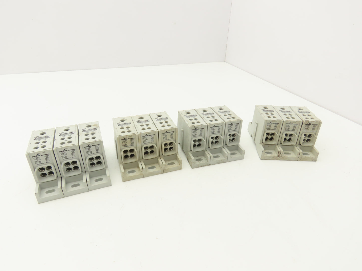 Bussman PDBFS220 Power Distribution Block 600V 175A 2-14awg Lot of 12