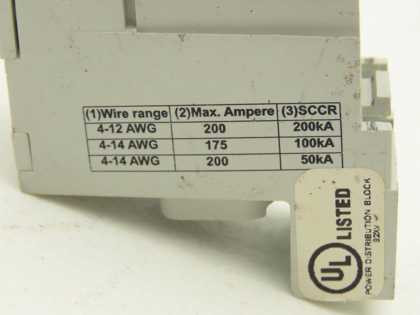 Edison EPDB104 Power Distribution Block 600V 175A 2-14awg Lot of 9