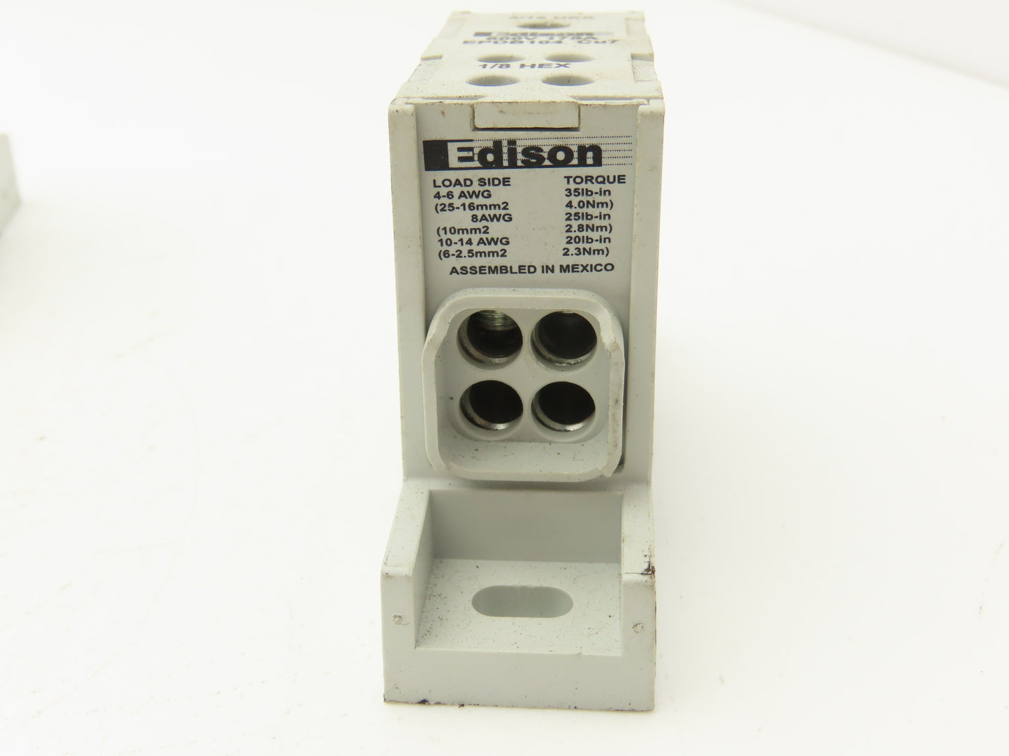 Edison EPDB104 Power Distribution Block 600V 175A 2-14awg Lot of 9