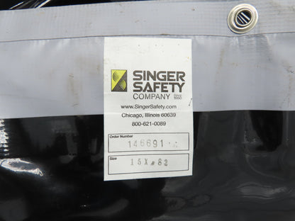 Singer Safety 82"x 15' Vinyl Welding Curtain Weld Vision Tinted Strip