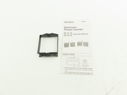 Keyence RC-19 Digital Preset Counter 4-Digit LED 12-24VDC