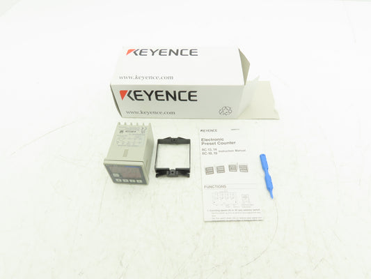 Keyence RC-19 Digital Preset Counter 4-Digit LED 12-24VDC