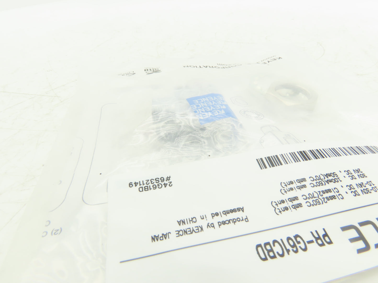 Keyence PR-G61CBD Photoelectric Sensor Retro-reflective M12 10-30VDC