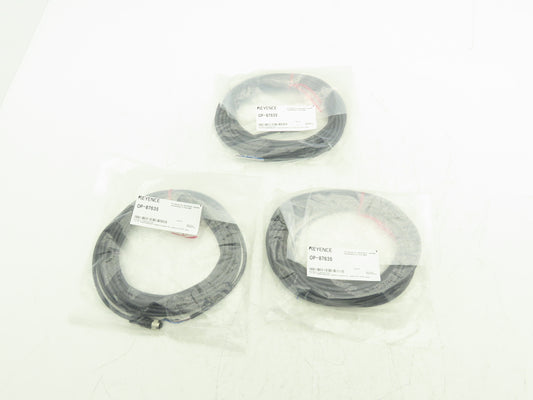 Keyence OP-87635 Connector Cable M12 Straight 10M Length  Lot of 3